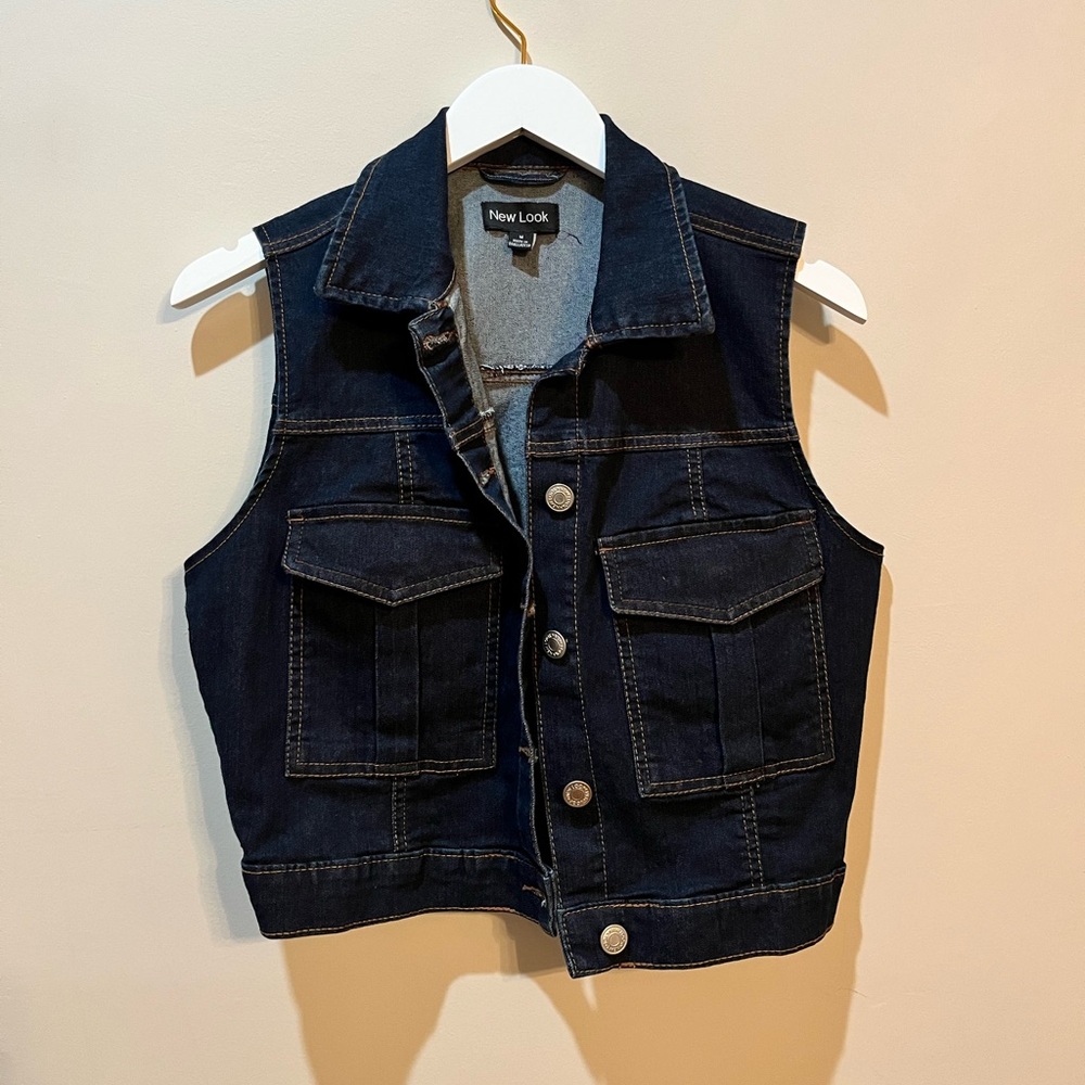 Dark Jean Vest